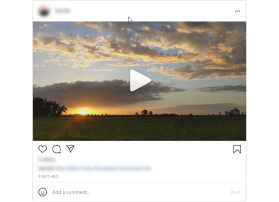 Downloader de vídeos do Instagram